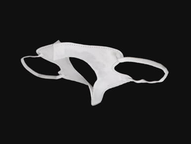 見本の正面、平面、右側面を現す図